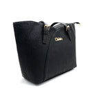 Caramel Charm Embossed Tote Bag