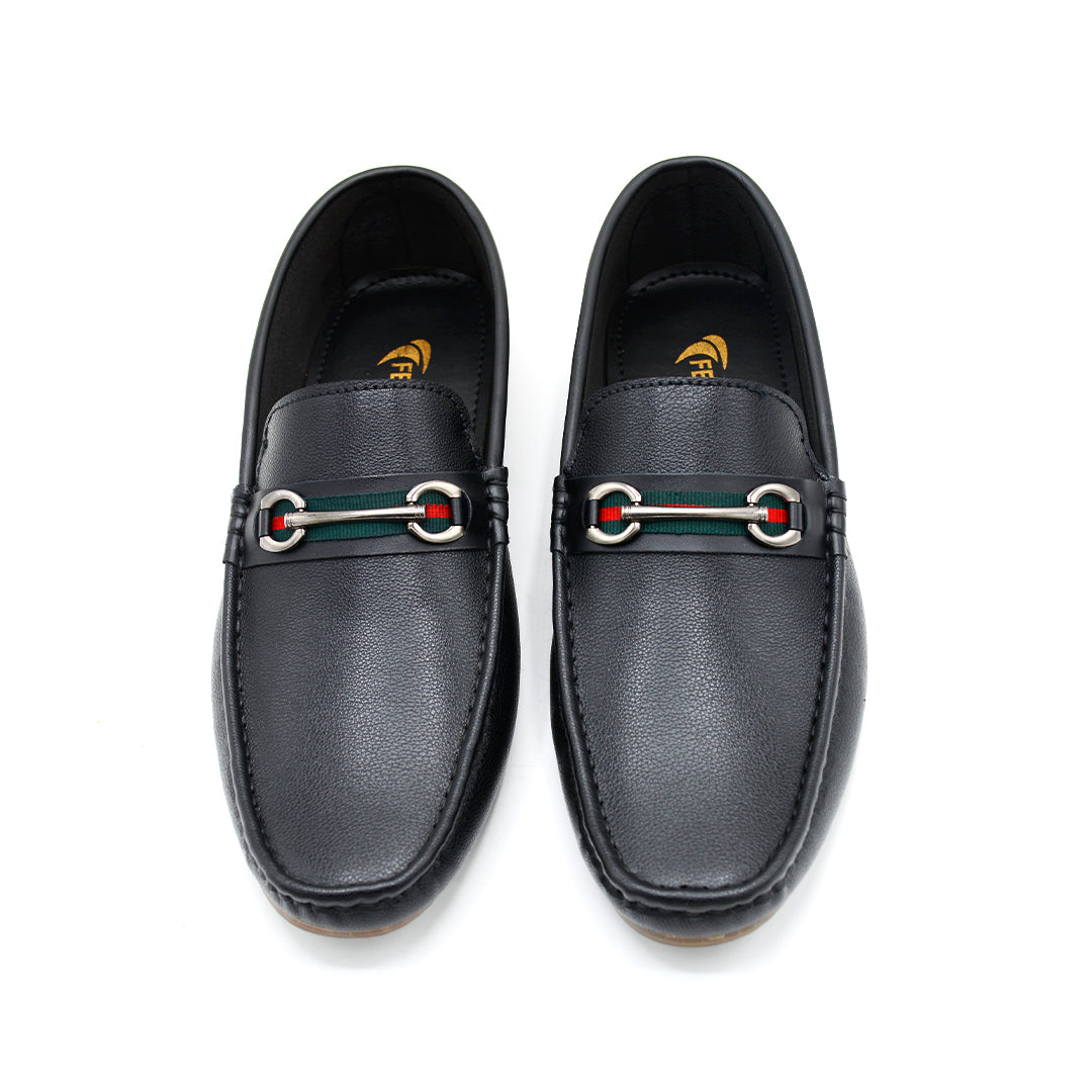 Black Bit Loafers