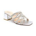 Astra Crystal Multi-Strap Block Heel