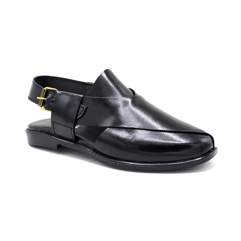 Premium Black Peshawari for the Modern Gentleman.