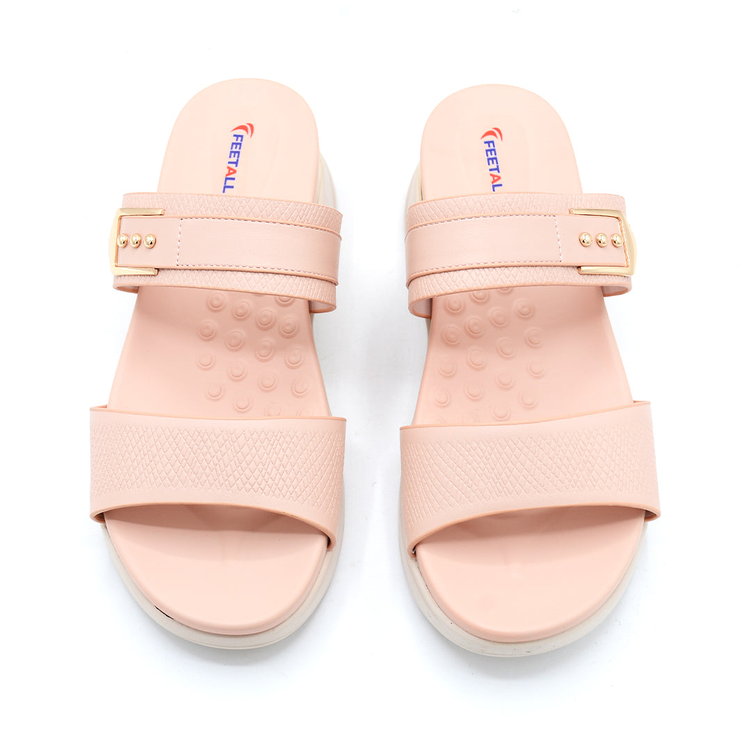 Cloud-Soft Pink Platform Slide