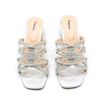 Astra Crystal Multi-Strap Block Heel