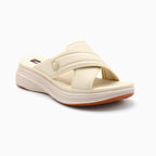 Cross Strap Platform Slides