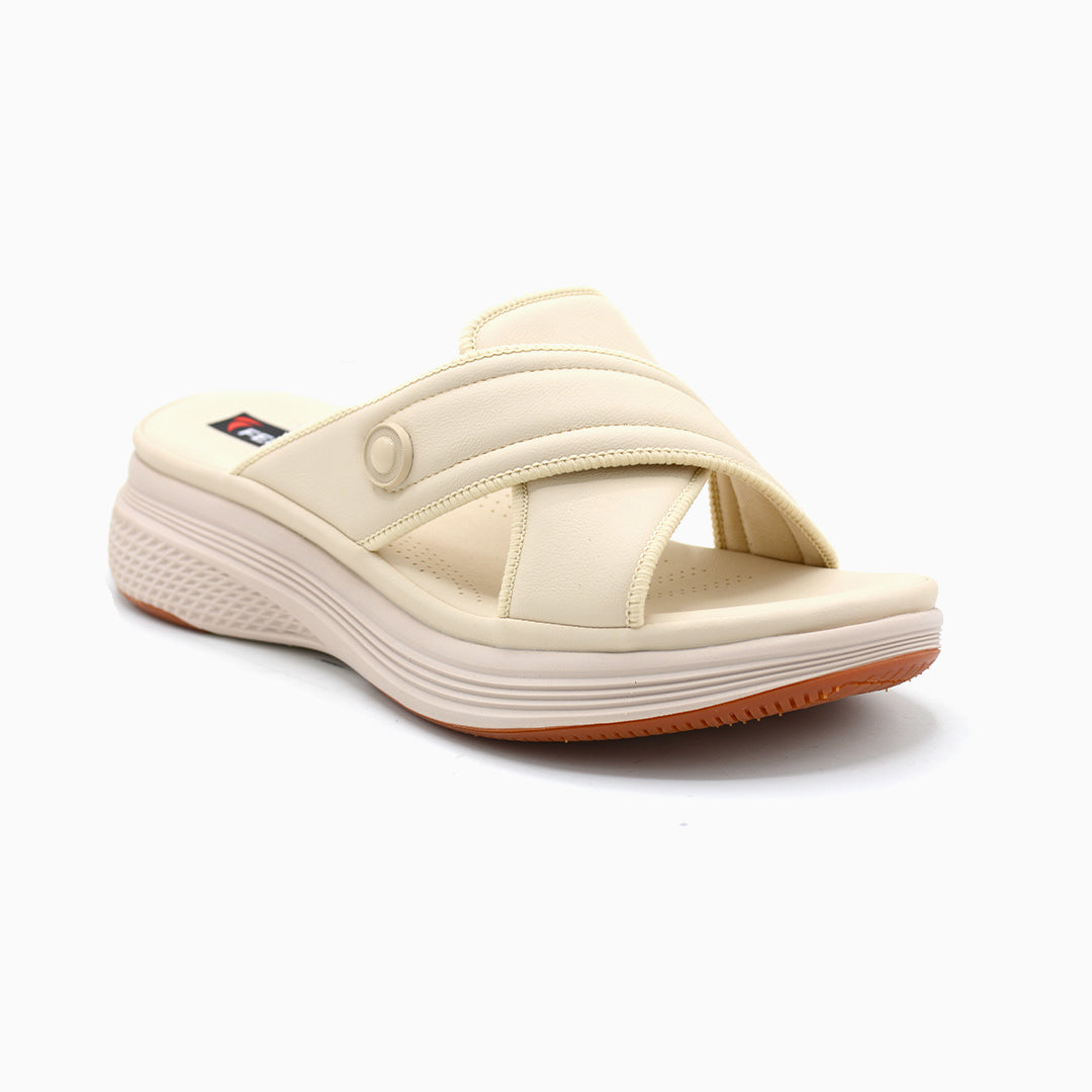 Cross Strap Platform Slides