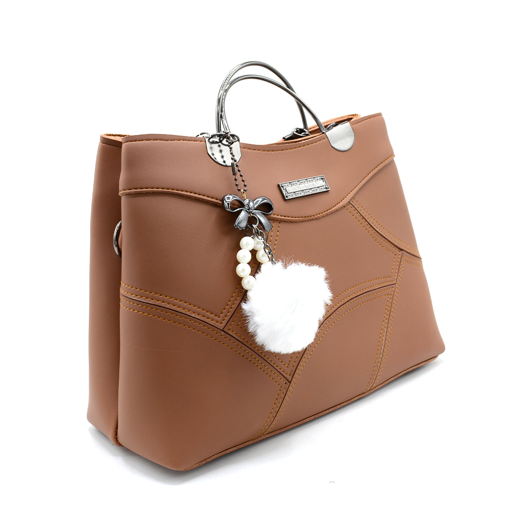 Mocha Luxe Designer Handbag