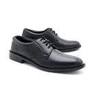Black Formal Lace-Up Derby Shoes