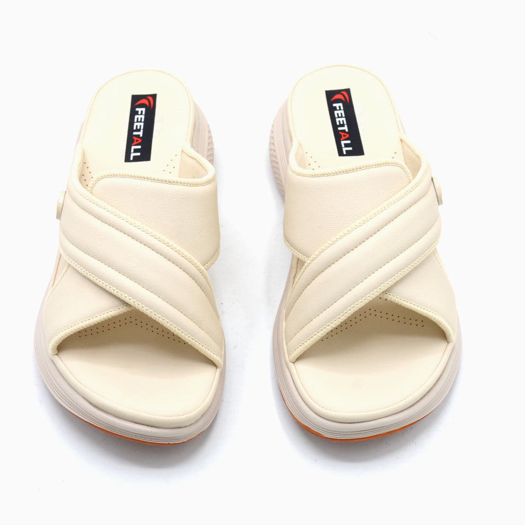 Cross Strap Platform Slides
