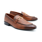 Classic Brown Leather Loafers
