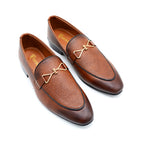 Classic Brown Leather Loafers