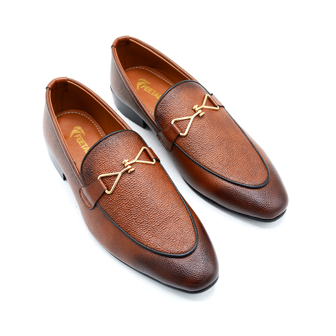 Classic Brown Leather Loafers