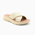 Glitter Cross Strap Comfort Slides