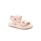 Quilted Platform Sandals With Logo Detail