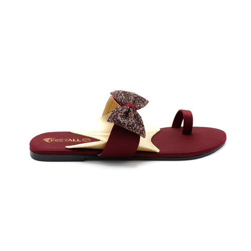 Beaded Strap Toe-Ring Flat