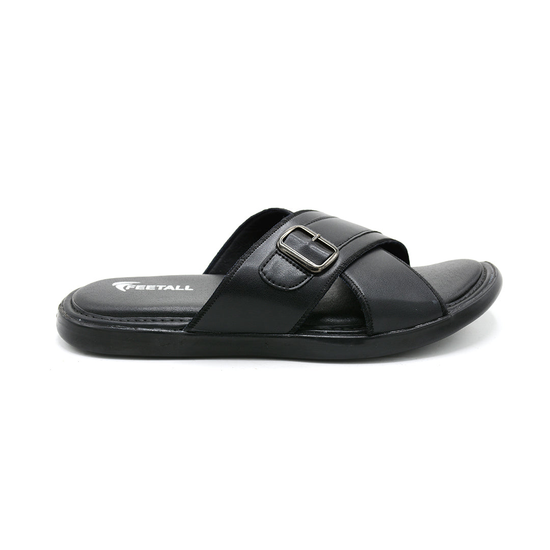 Men’s Urban Cross-Strap Buckle Slides