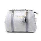 Cocoa Velvet Tassel Handbag