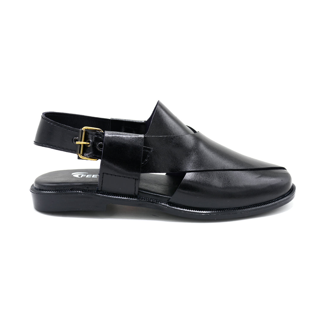 Premium Black Peshawari for the Modern Gentleman.