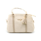 Cocoa Velvet Tassel Handbag