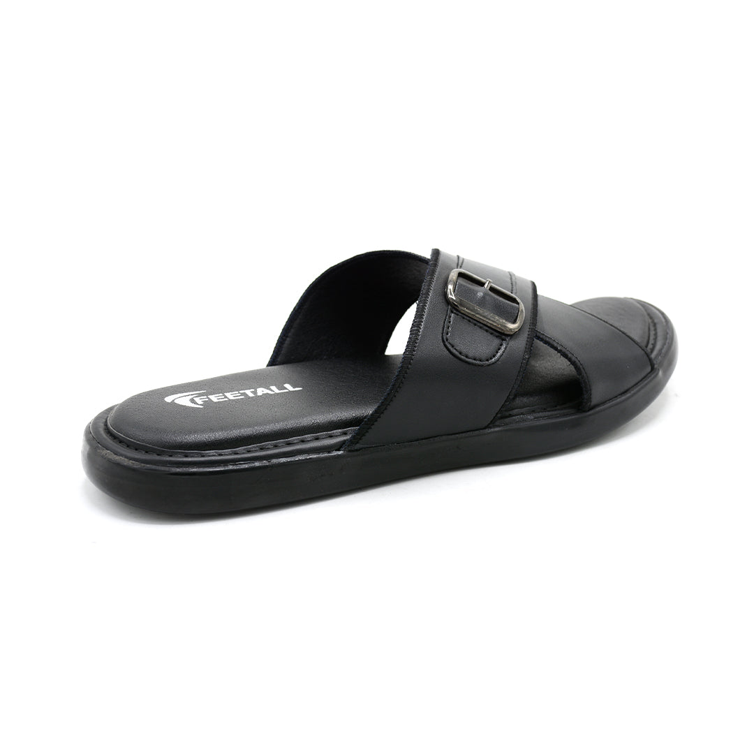 Men’s Urban Cross-Strap Buckle Slides