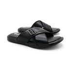 Men’s Urban Cross-Strap Buckle Slides