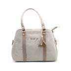 Cocoa Velvet Tassel Handbag