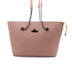 Midnight Chain Luxe Tote Bag