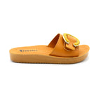Luxury Buckle Comfort Platform Slides