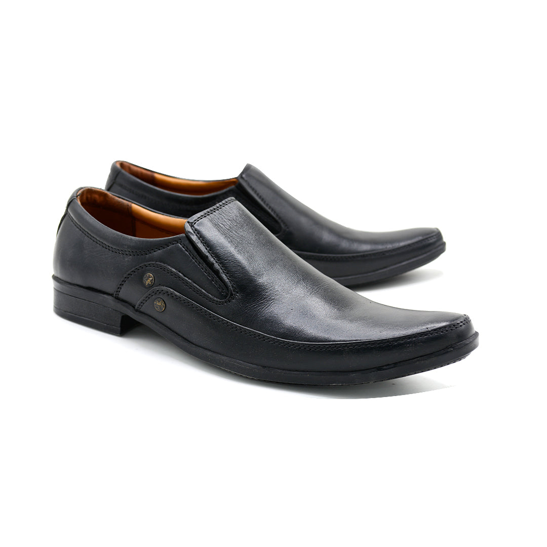 Black Slip-On Formal Shoes