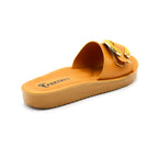 Luxury Buckle Comfort Platform Slides
