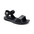 Black Adjustable Comfort Strap Sandal