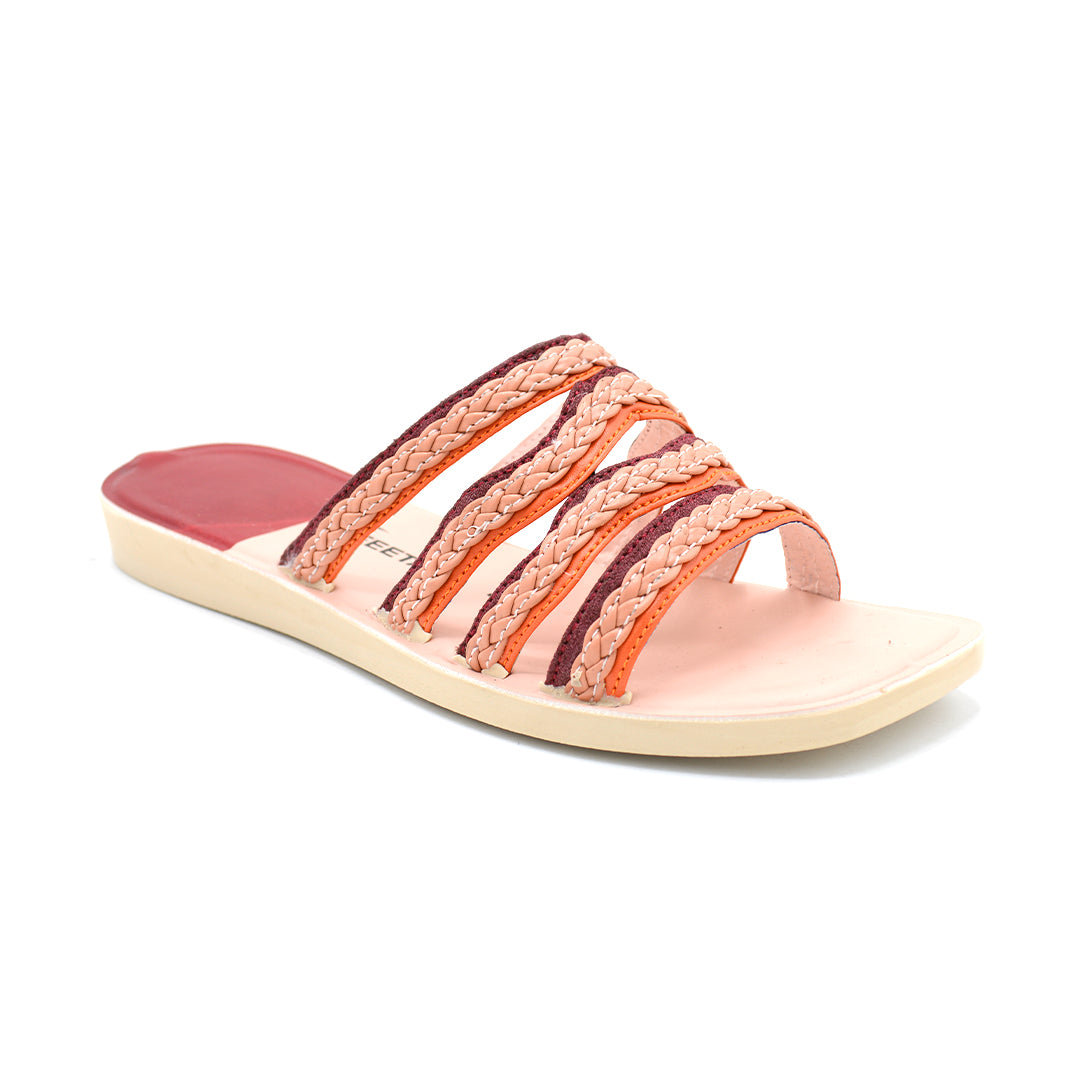 Multi Strap Textured Slides