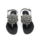 Aurora Crystal Floral Slingback Sandal