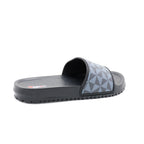 Black Textured Comfort Slip-On Slides