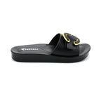 Luxury Buckle Comfort Platform Slides