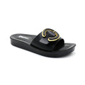 Luxury Buckle Comfort Platform Slides