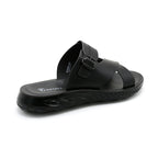 Men’s Contemporary Cross-Strap Buckle Slides