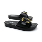 Luxury Buckle Comfort Platform Slides