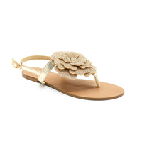 Aurora Crystal Floral Slingback Sandal