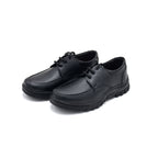 Classic Black Lace-Up School Derby Shoe (5 Years - 10 Years)