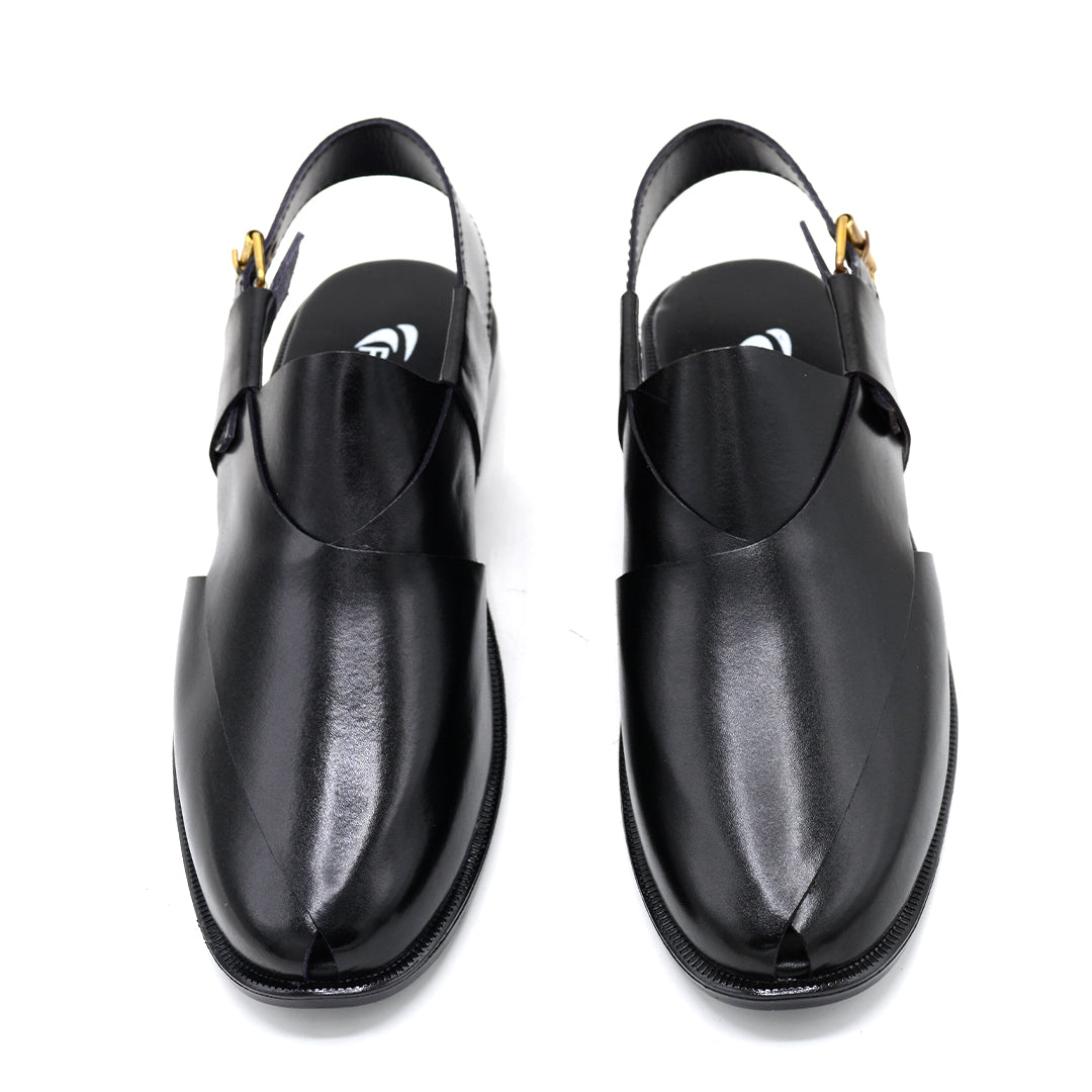 Premium Black Peshawari for the Modern Gentleman.
