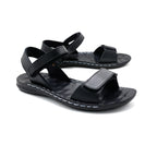 Black Adjustable Comfort Strap Sandal
