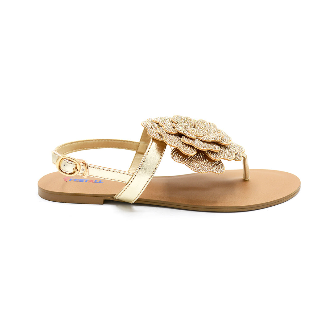 Aurora Crystal Floral Slingback Sandal