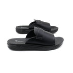 Men's Comfort Black Slide Sandals