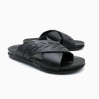 Woven Strap Comfort Slides