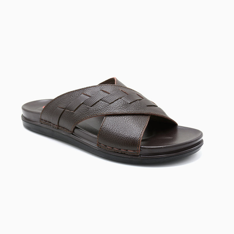 Woven Strap Comfort Slides