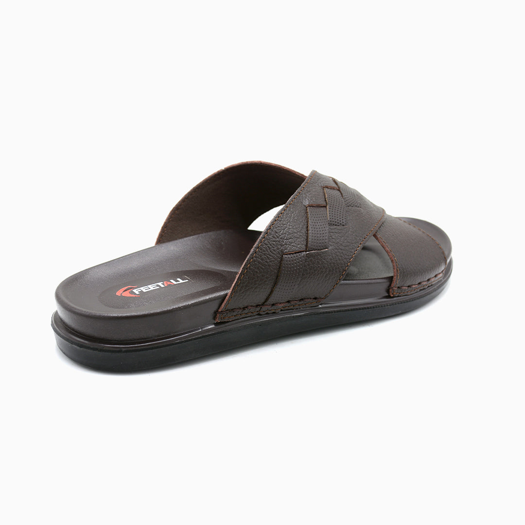 Woven Strap Comfort Slides