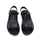 Black Adjustable Comfort Strap Sandal