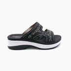 Embellished Comfort Platform Slides