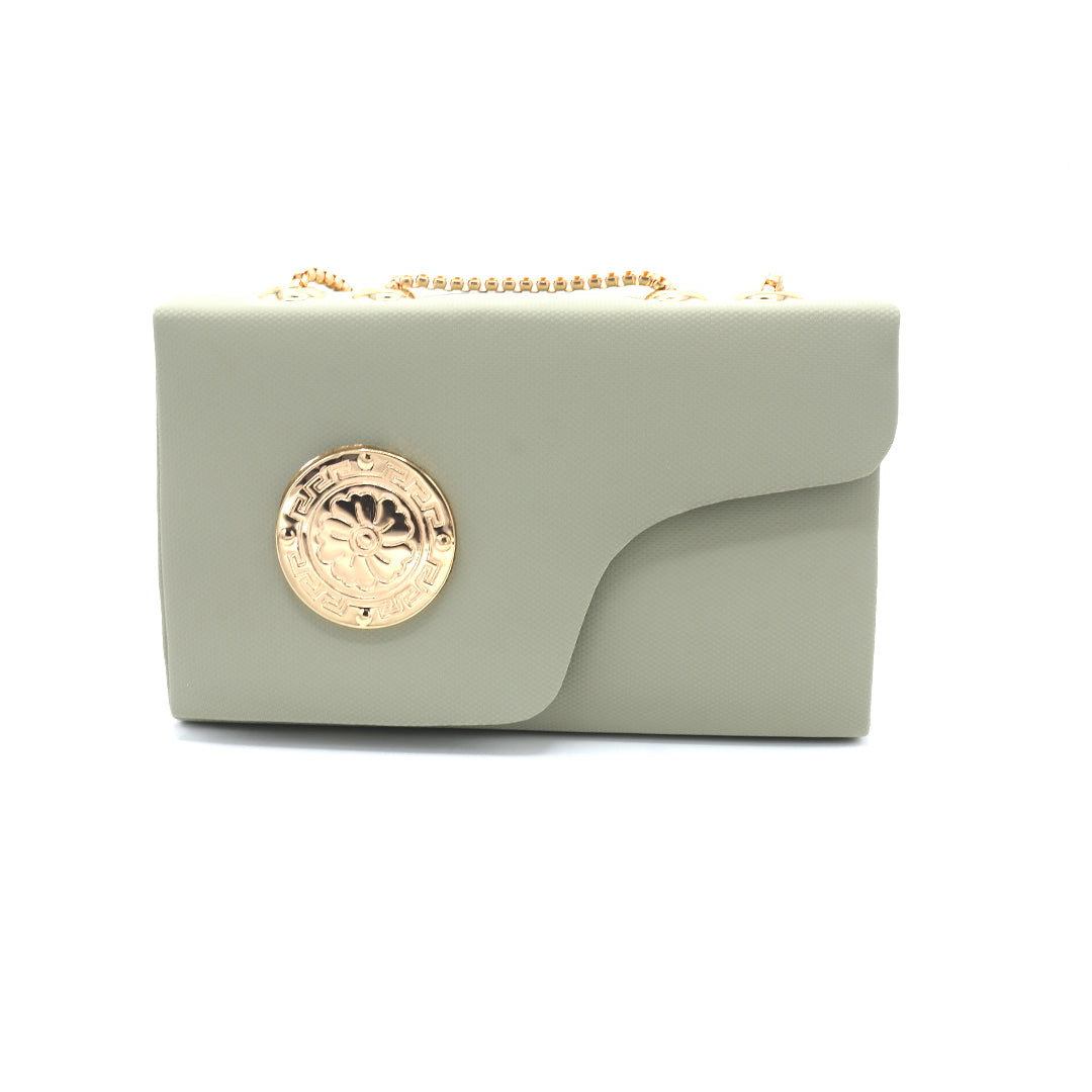 Sage Glow Luxury Clutch Bag
