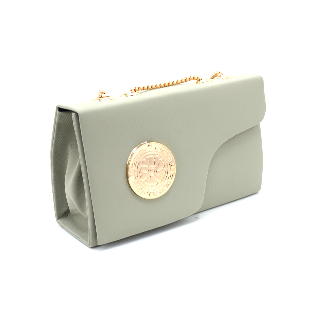Sage Glow Luxury Clutch Bag
