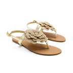 Aurora Crystal Floral Slingback Sandal